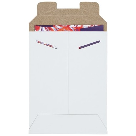 Bsc Preferred 6 x 8'' White Stayflats Mailers, 100PK BUY00026996